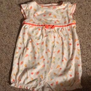 Gymboree size 3-6 months ice cream  romper